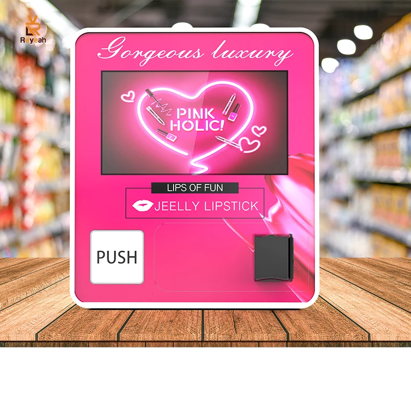 آلة بيع صغيرة مخصصة آلة بيع ماكياج الرموش الجمال التلقائي آلة بيع سطح الطاولة مع بطاقة الائتمان #4