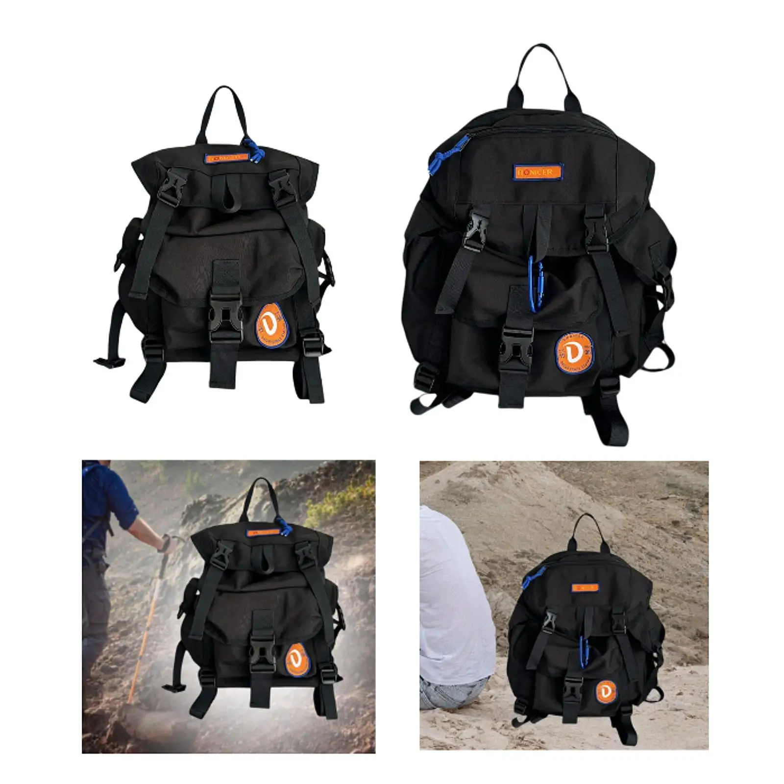 حقيبة ظهر كاجوال للمشي لمسافات طويلة للرياضات الخارجية وتسلق الجبال وحقيبة الظهر