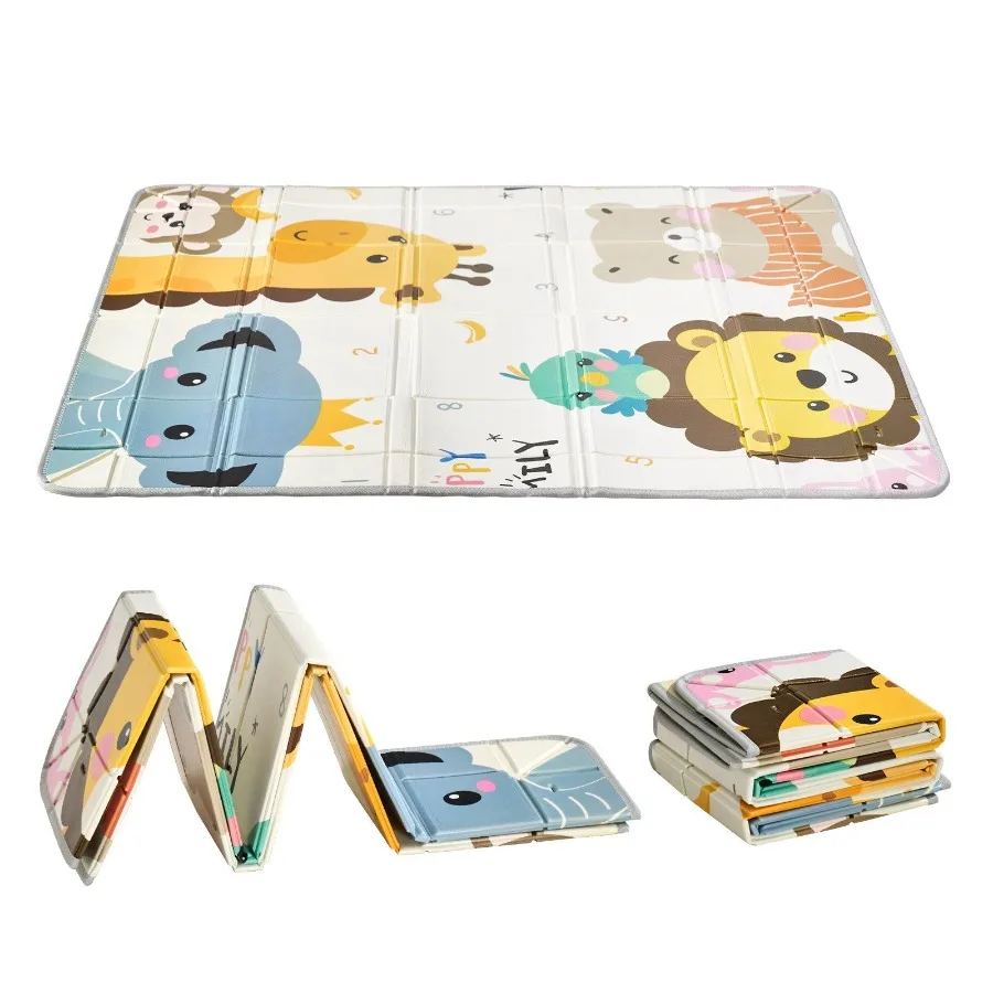 

59x71 Baby Play Mat Crawling Soft Activity Floor Playmat 2 Side