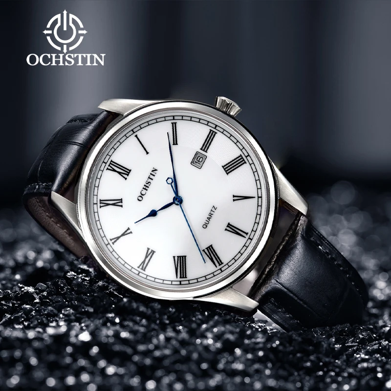 OCHSTIN New 2024 High Class Simple and Comfortable Steel watch Japanese Quartz Movement Waterproof Watch Men\'s Quartz Watches