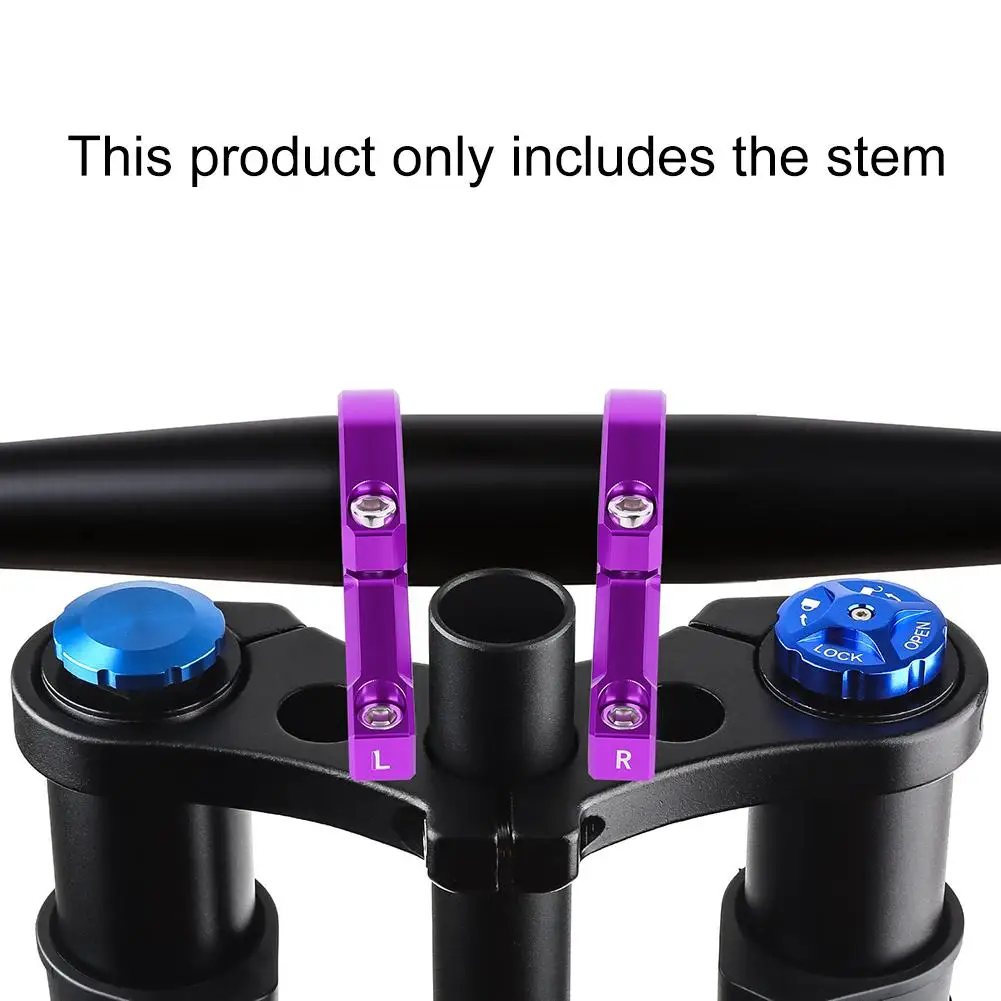 1Pair Mountain Bikes Split Type Stems Aluminum Alloy Direct-Mount Stem For Dual Crown Forks For DH Bicycle 31.8mm Handlebar Part