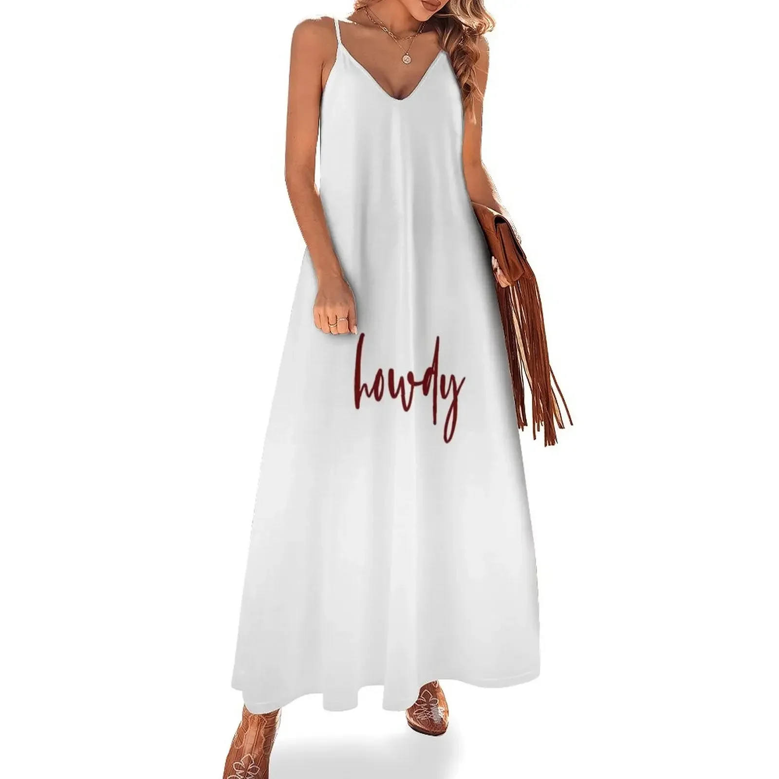 

Howdy Sleeveless Dress summer clothes Woman's evening dress Dress