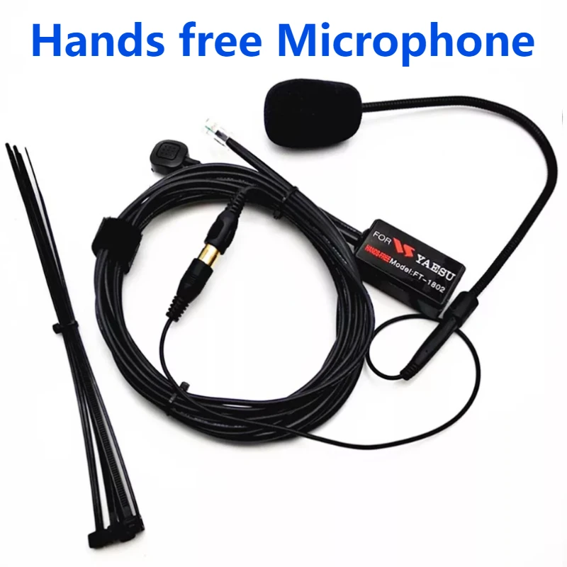 Yaesu FT-7800 Car Radio Finger PTT Mic 6-Pin Hands-free Microphone for FT-8800 8900 FT-1802 FT-1807 FTM-350 FT8900 Walkie Talkie