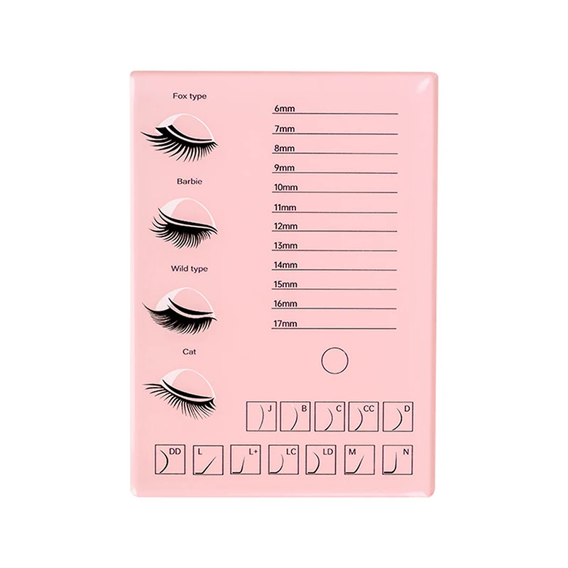 Glue Pallet Board Stand Pad Acrylic False Eyelash Display Board Grafting Eyelash Table Eyelash Extension Scale Plate Tray