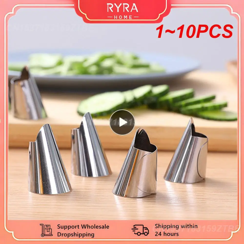 1~10PCS Stainless Steel Shelling Tool Durable Durable And Durable Size Adjustment Easy To Use Fingers Unpacking Tool