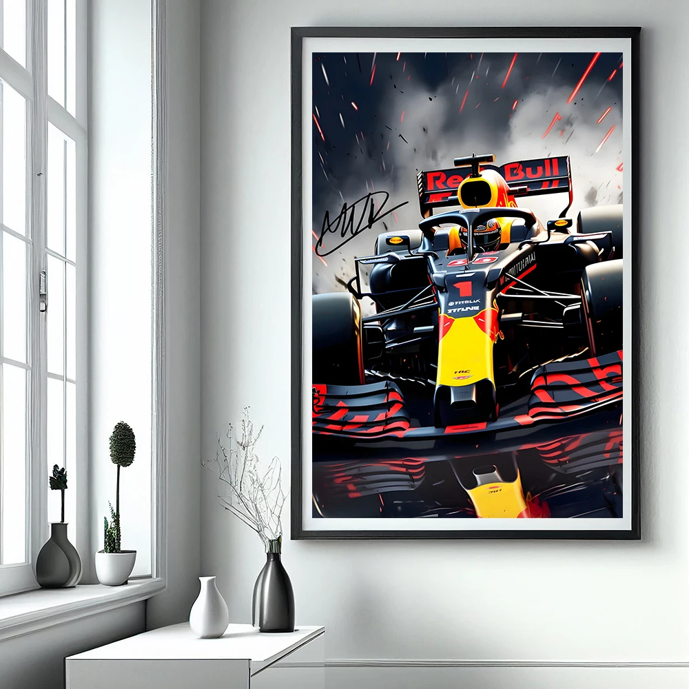 Retro Ayrton Senna Racing Poster And Print Norris Alonso Race Car Comic Canvas Painting Verstappen Wall Art Room Home Decor Gift