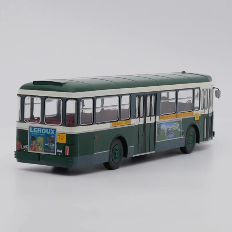 Ixo 1:43 Scale Saviem SC10 French Bus Alloy Simulation Car Model Classic Adult Collection Static Display