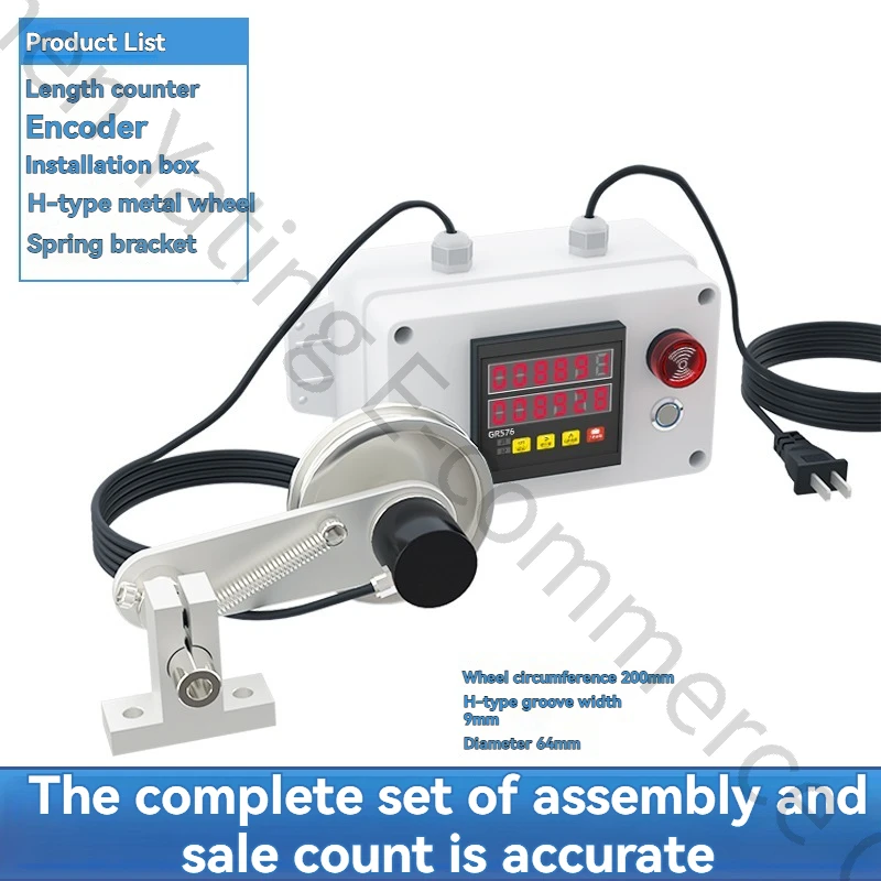 신형 디지털 고정밀 롤러 미터, 지능형 전자 미터, 산업용 길이 및 거리 측정기