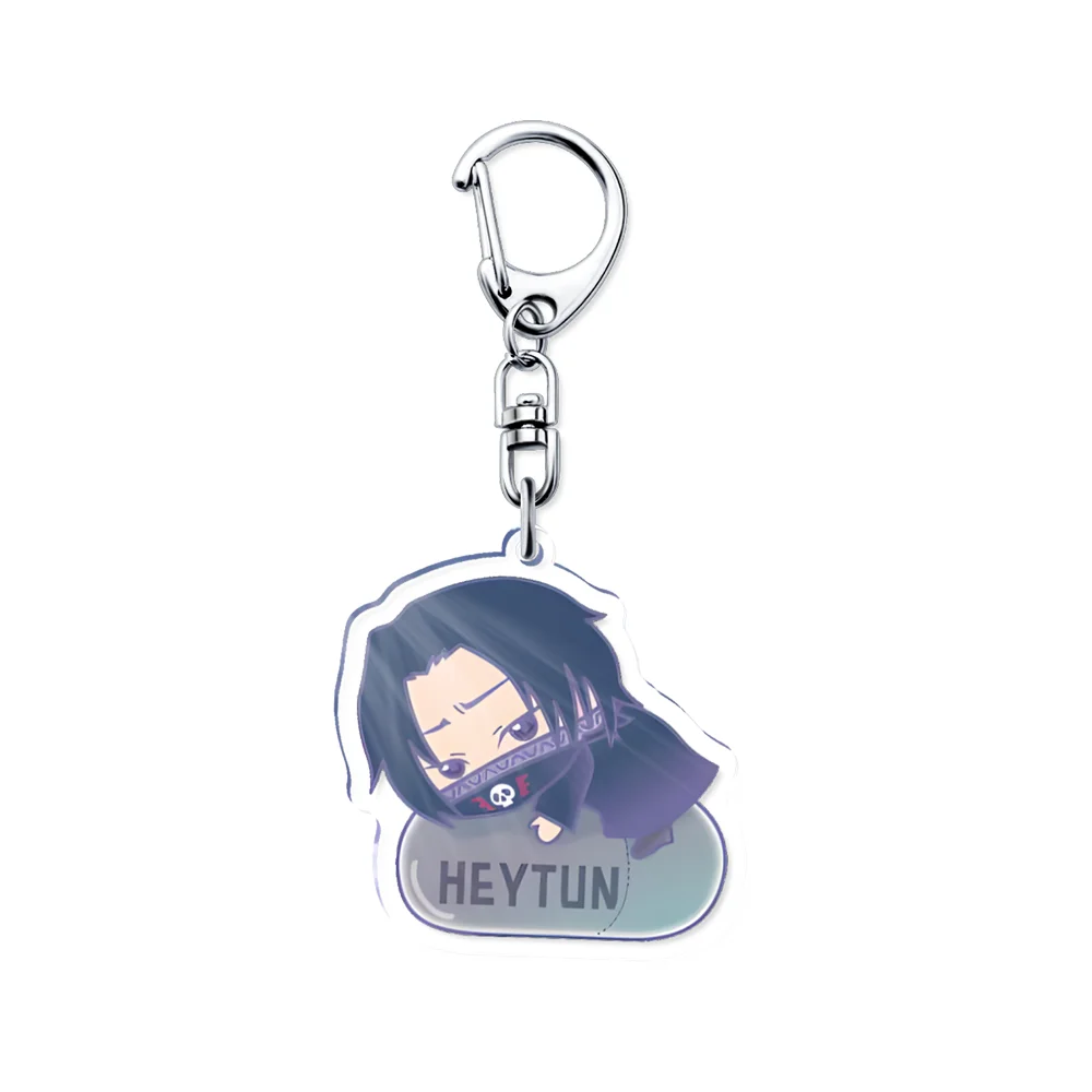 Hunter x Hunter Anime Peripheral Acrylic Pendant Schoolbag Charm Creative Jewelry Car Keychain Fashion Chaveiro Friends Gift