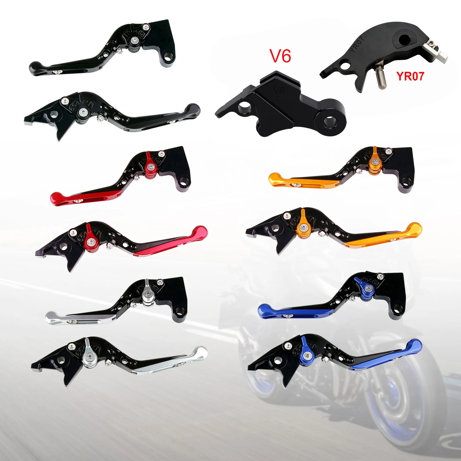 

Topteng Adjustable Clutch Brake Lever fit for YAMAHA XSR900 XSR900GP MT-09 MT-09SP 2024-2025