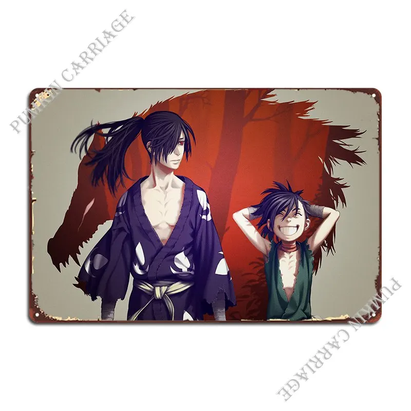 

Dororo Hyakkimaru Black Ha Metal Plaque Poster Home Garage Decoration Designing Living Room Tin Sign Poster