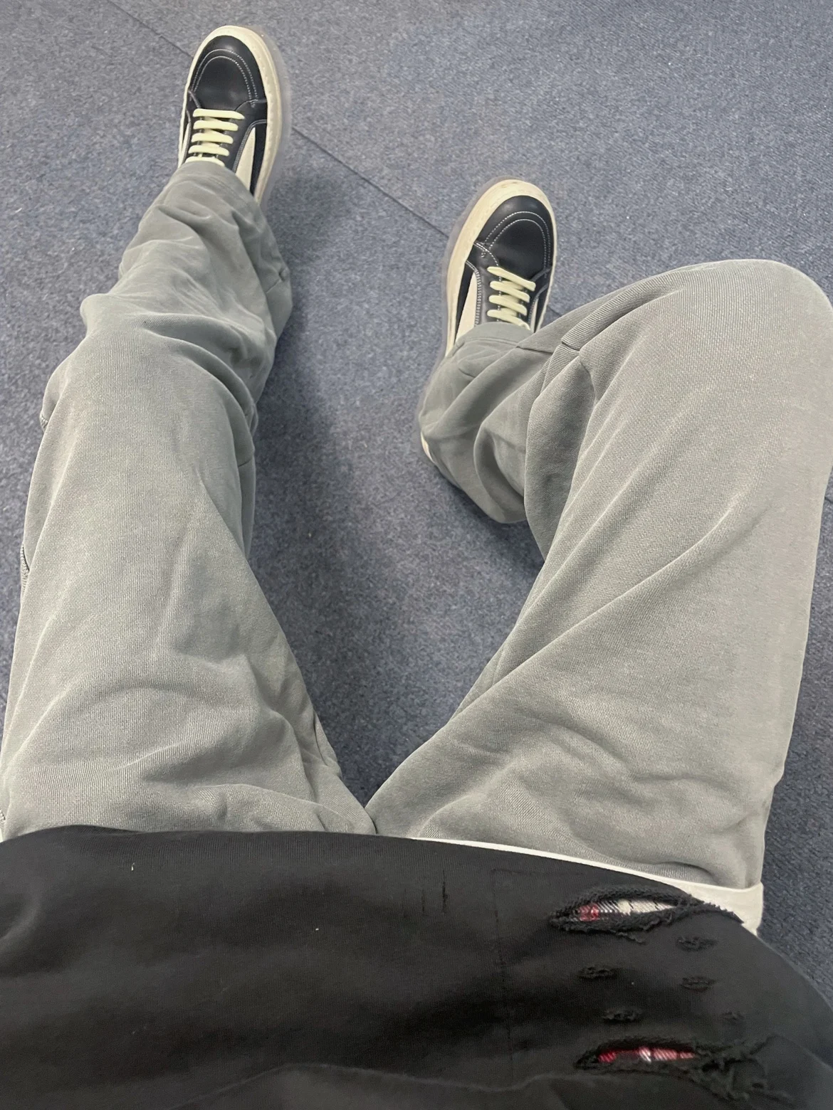 

Waed Denim Straight Leg Casual Pants Men's Loose Fit Long Trousers American Retro Sle Casual Wear by CHIGGALAB