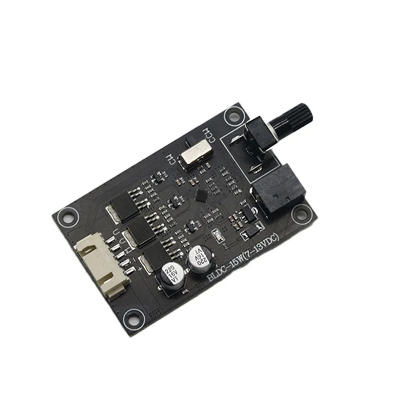 7V-12V BLDC Three-phase Brushless Motor Driver Board, Potentiometer Speed & Forward/Reverse Switch Control for HDD Motor