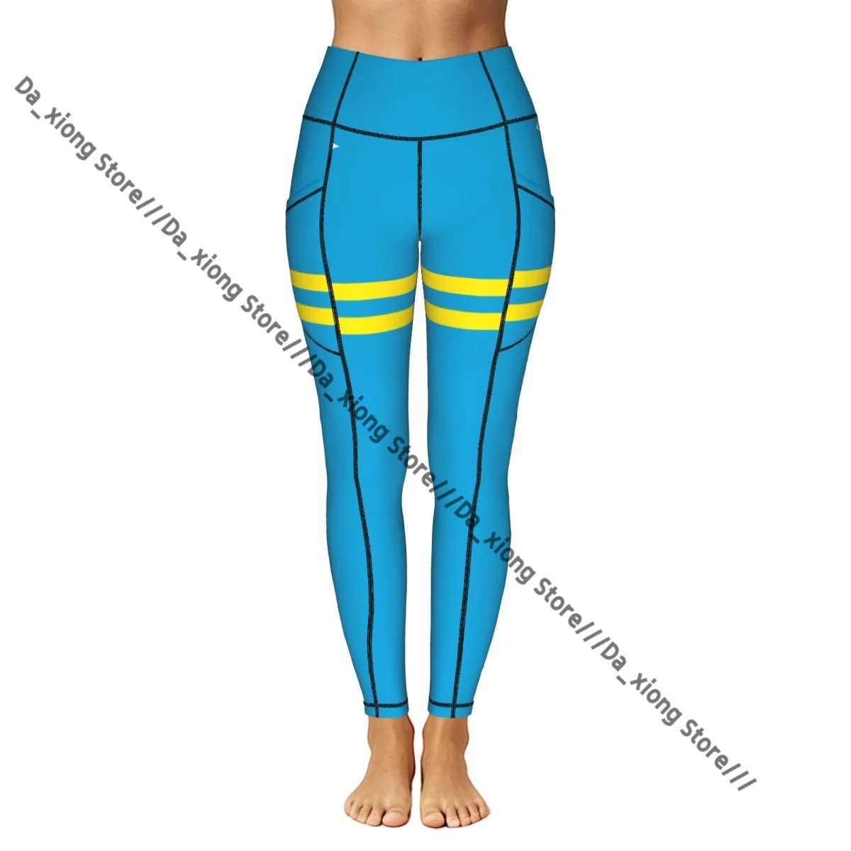 High Waist Hip Lift Yoga Pants Women With Pockets Flag Of Aruba Gym Wear