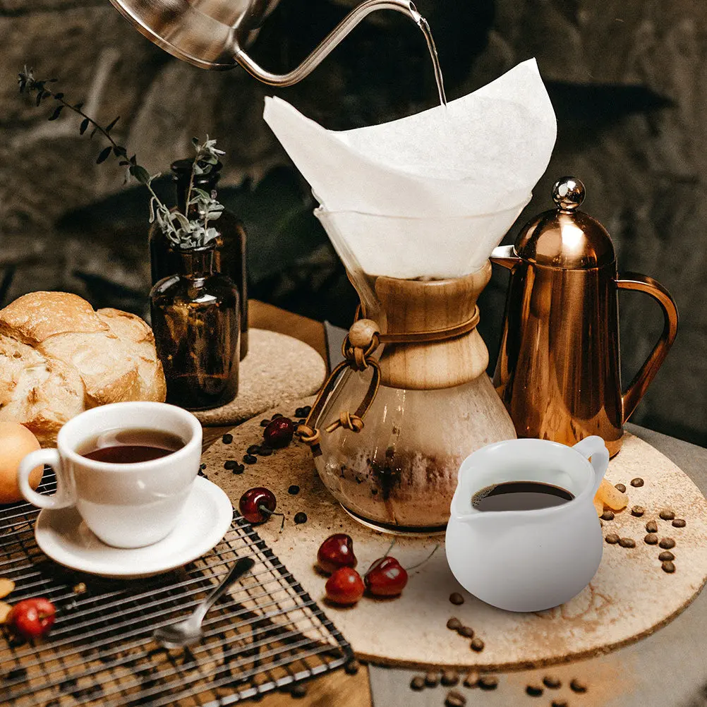 Ceramic Sauce Boat Gravy Pitcher for Condiments Dipping Sauces Salad Dressing Soy Sauce Milk Gravy Home Restaurant Catering