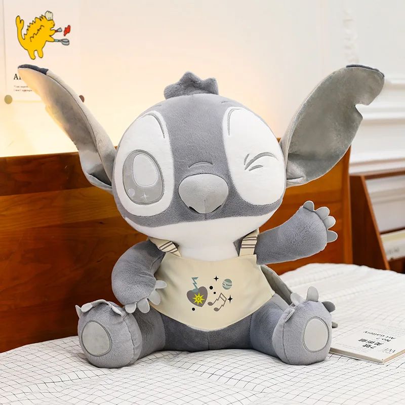 

Disney Stitch 30cm Plush Toy Silver Angel Cartoon Figure Home Decoration Ornament Birthday Christmas New Year Gift