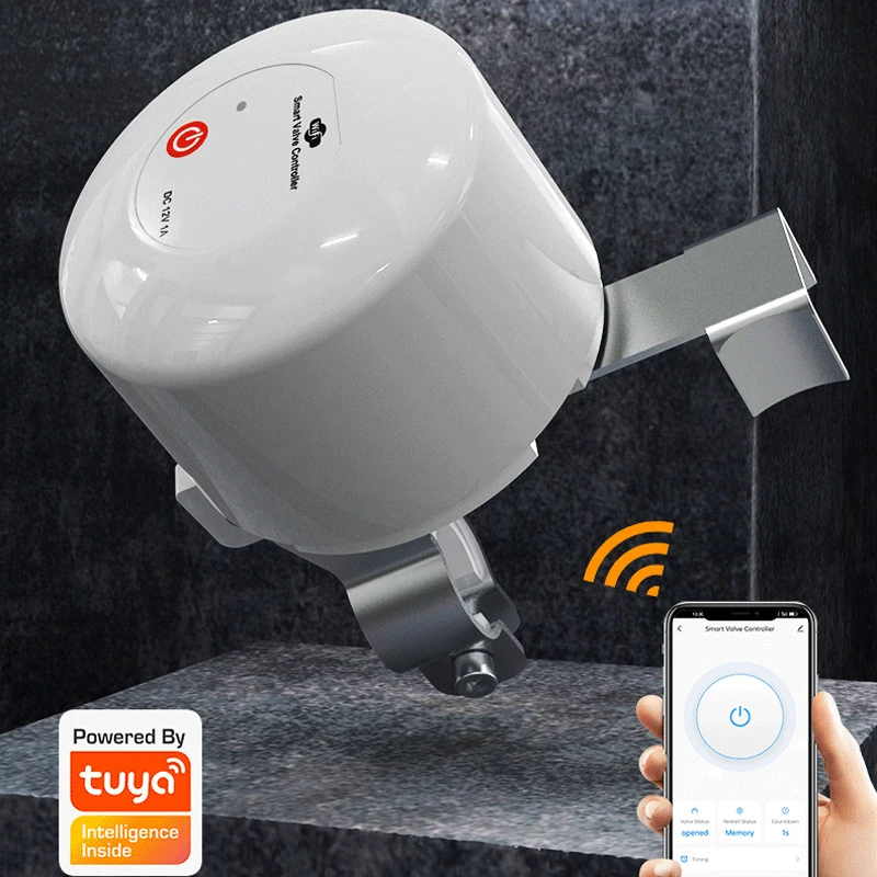 Tuya Smart Wifi Valve Gas Pipe Faucet Controller Remote Control Water leakage Alarm Sensor Support Smart Life Alexa Yandex Alice