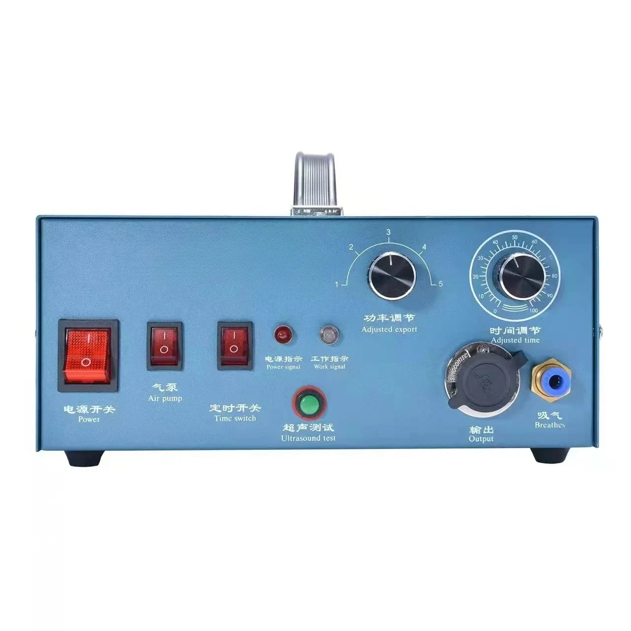 Desktop Uitrasonic Hot-fix Automatic Rhinestone Setting Machine for Jewellery Clothes AA Handheld Manual Fabric Stoning Machine
