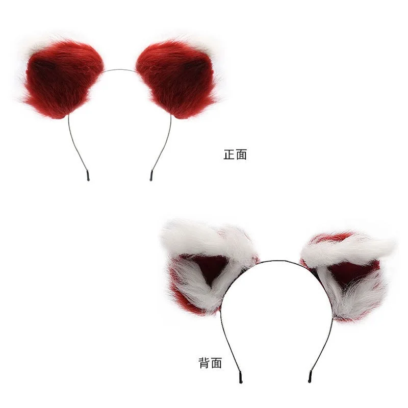 Bandeau oreilles d'animaux amusants, gants Lolita pour enfants, accessoires de Cosplay de fête