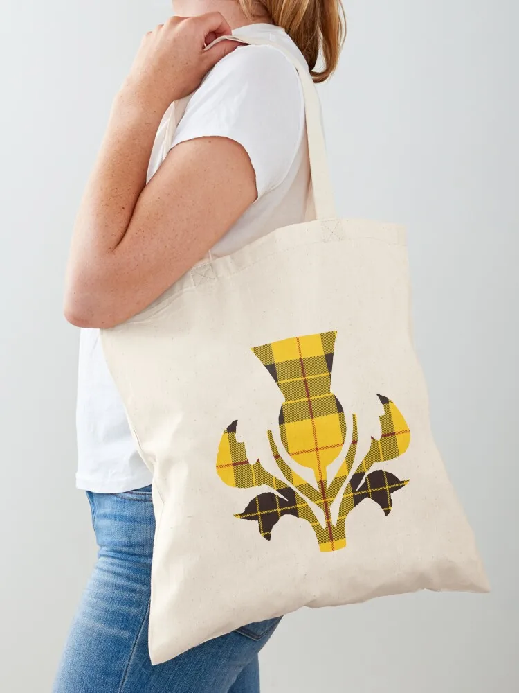 

MacLeod of Lewis Dress Modern Tartan - Thistle Tote Bag tote bag screen Handbags shopping bags foldable Women bags