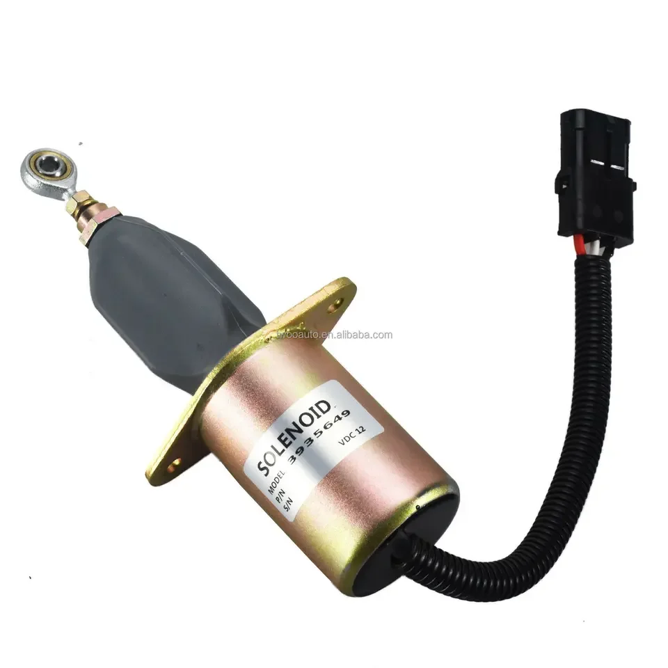 

Fuel Shut Off Solenoid 3935649 For CUMMINS 6CT SA-4764-12 Electromagnetic Coil 12V