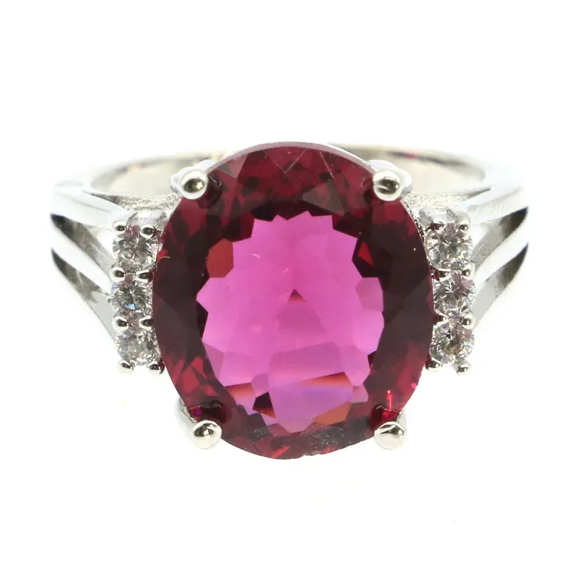 Buy 3 Get 1 Free 5g 925 SOLID STERLING SILVER Rings Golden citrine Iolite Real Red Ruby Pink Tourmaline Many Size 6-11