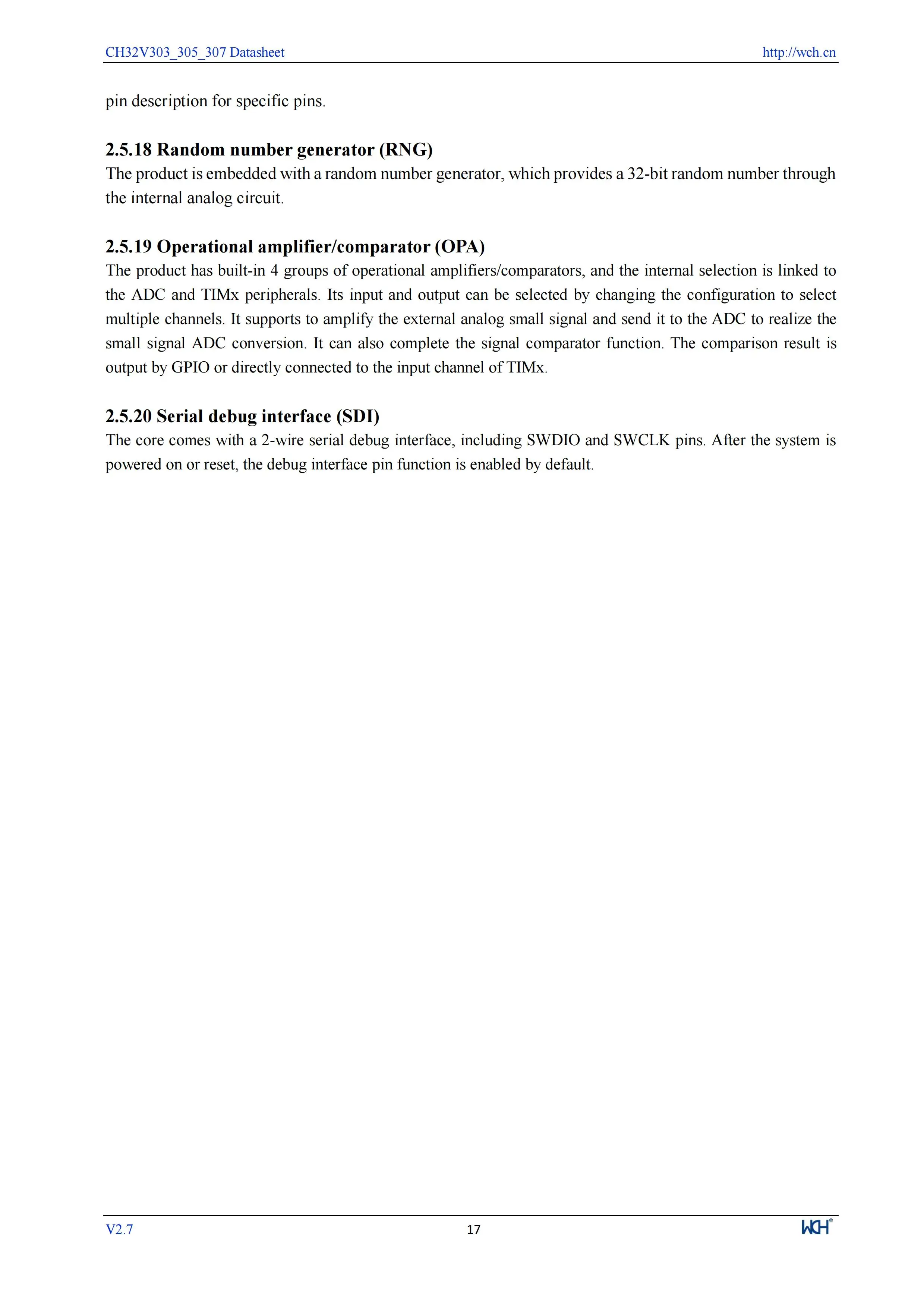 5 Teile/los CH32V305 Verbindung RISC-V MCU CH32V305FBP6/32V305RBT6 WCH Mikrocontroller – Detail 19