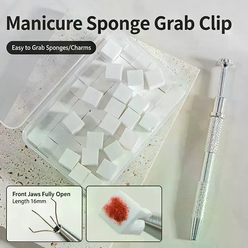 50/100Pcs Nail Art Gradient Sponge Pen Set With Replaceable Sponge Heads And Non Slip Metal Handle Perfect For Home DIY
