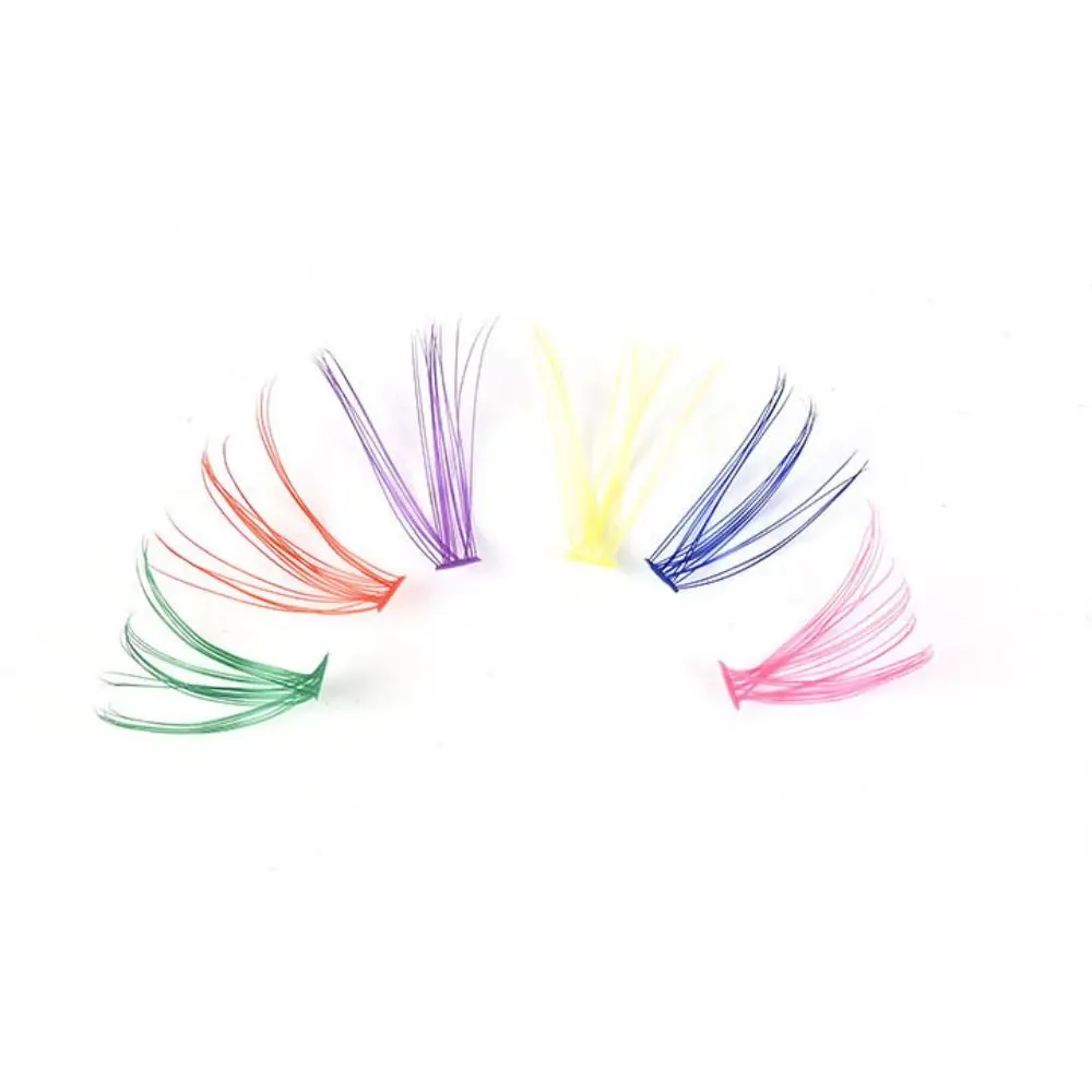 

Fluffy 10-16mm Mix Colored Lashes Cluster Mink Lashes DIY False Lashes Makeup Long Lasting Eyelash Extensions Cosplay