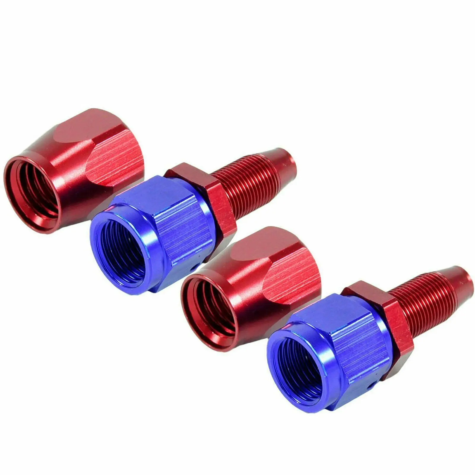 Kit tubi flessibili e raccordi per carburante/olio/gas intrecciati in acciaio inossidabile 6AN CPE da 6,1 m