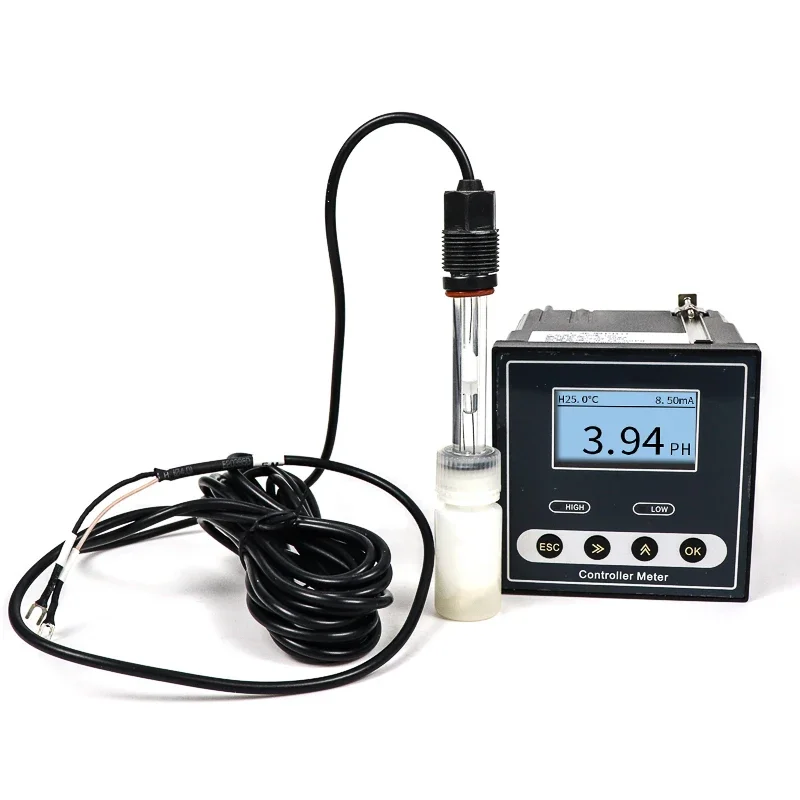 Medidor de ph digital para lago de peixes, medidor eletrônico de ph