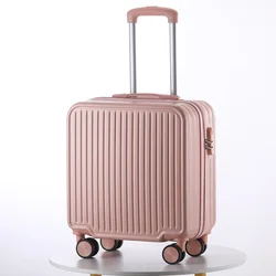 (049) Men and women18-inch trolley suitcase business trip zipper