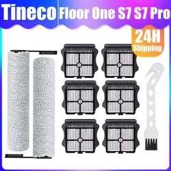 Brosse à rouleau souple et filtre Hepa pour Tineco Floor ONE S7 Pro, pièces de rechange pour aspirateur à sec sans fil