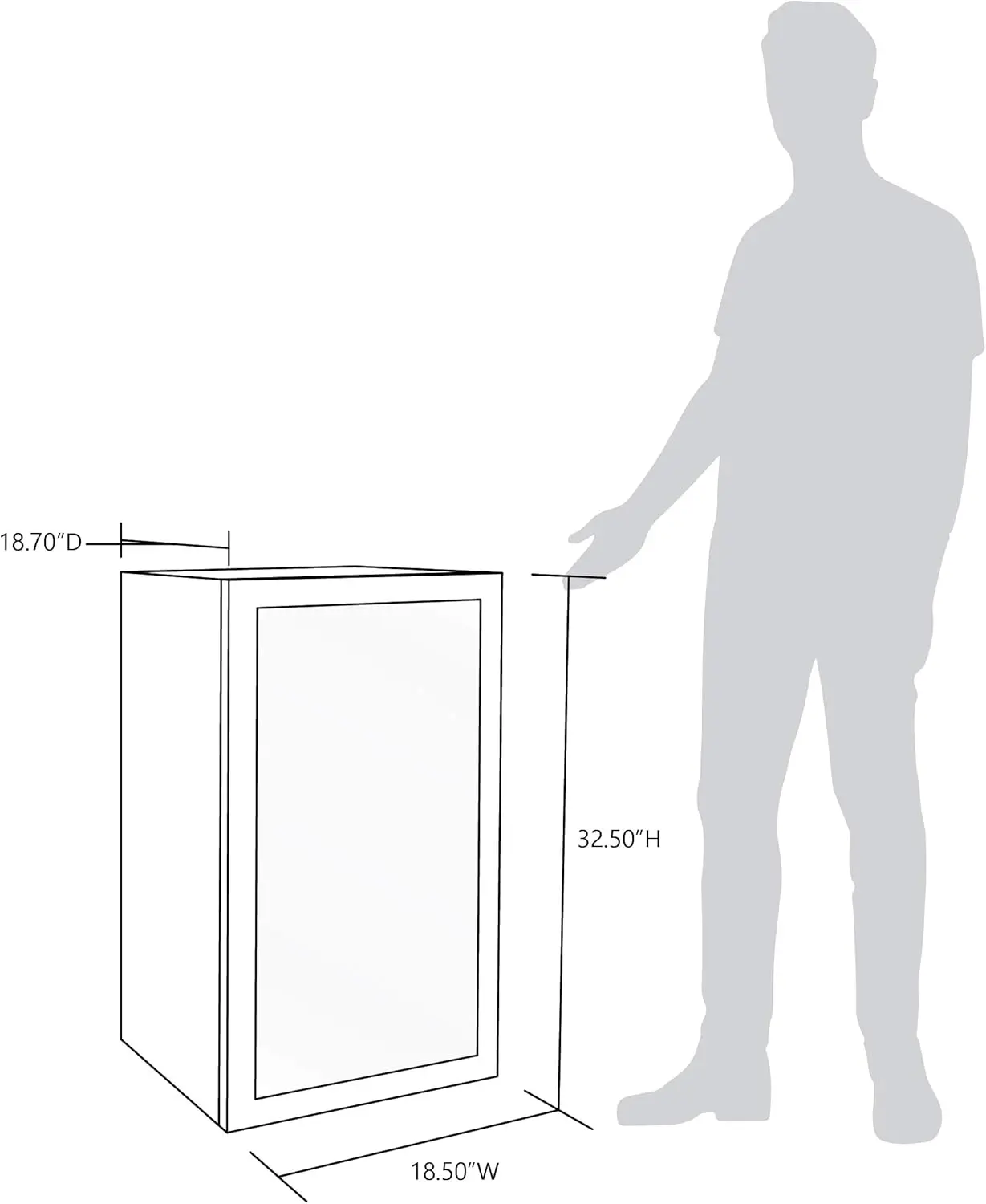 NewAir-Refroidisseur de réfrigérateur à boissons, capacité de 126 canettes, mini réfrigérateur à bière, autoportant, chambre à coucher, dortoir, bureau