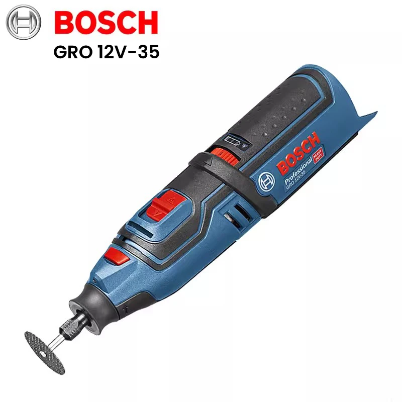 Bosch GRO 12V-35 Cordless Grinder Variable Speed Cordless Rotary Tools Kit Multi-use Power Tools For Cutting Polishing Engraving