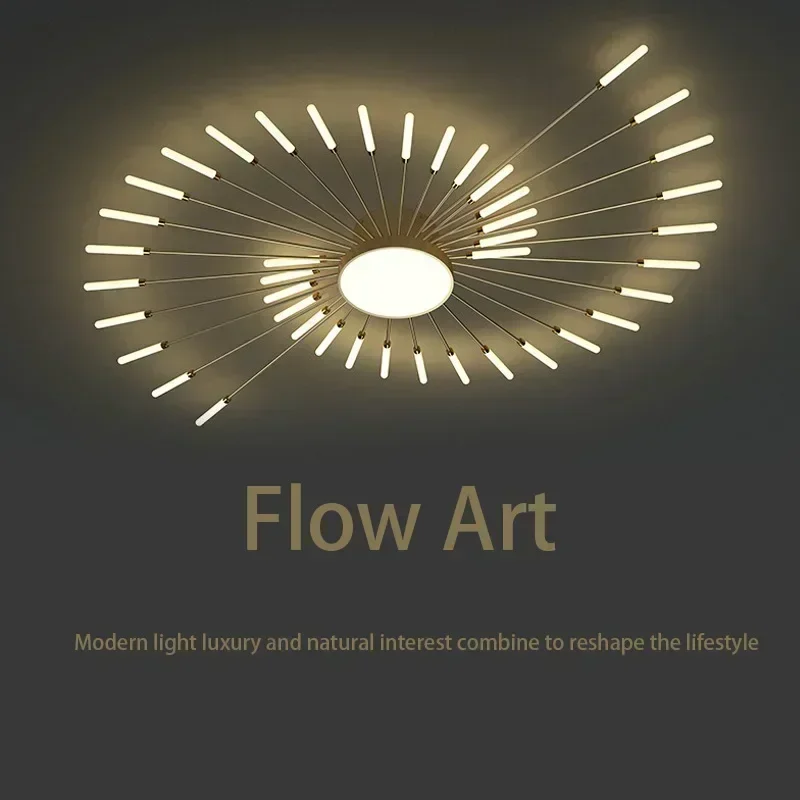 SANDYHA Stylish Modern Ceiling Chandelier Kitchen Lighting Decorative LED Lamps for Nordic Home Bedroom Living Room Unique