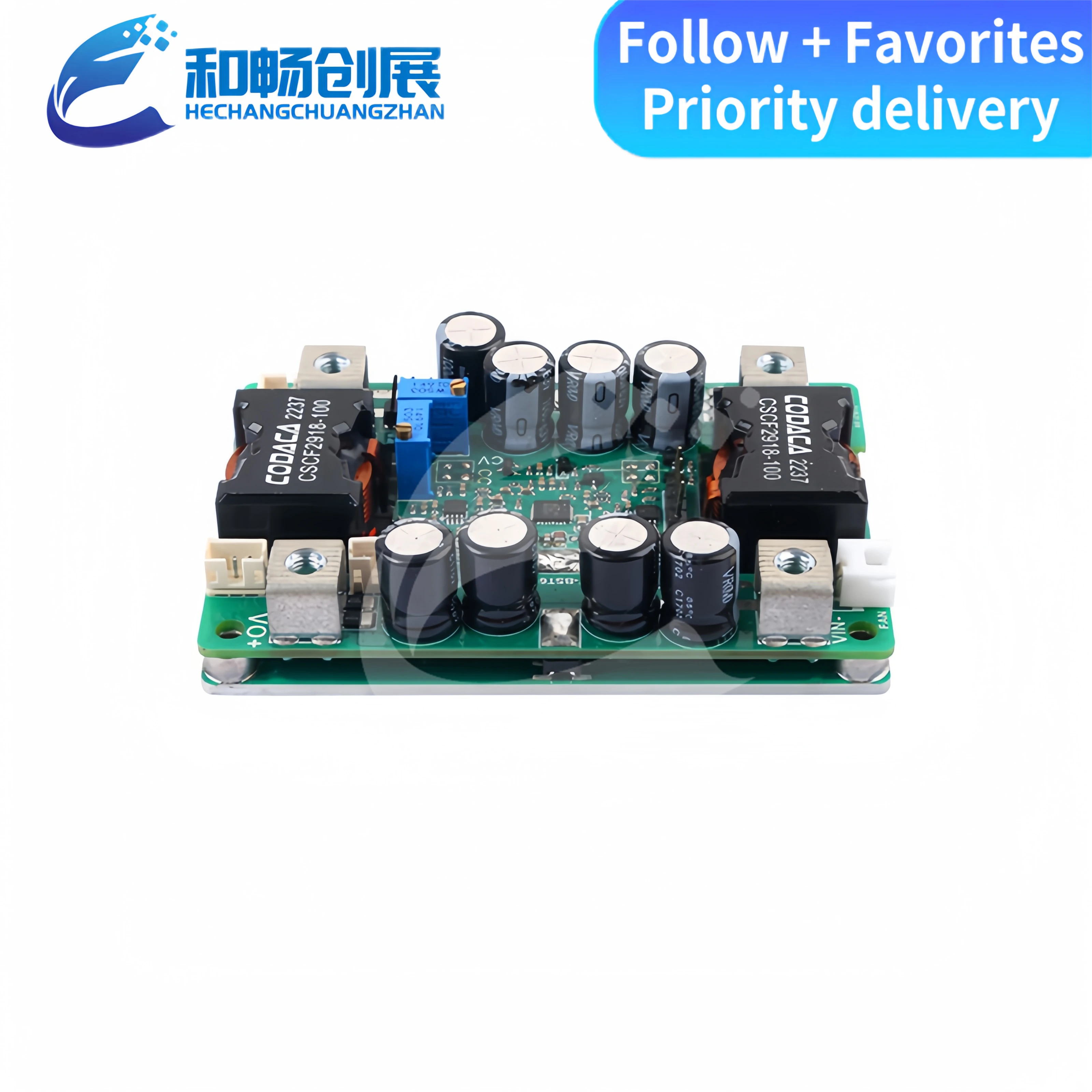 

1200W high power DC boost power module 10-48V 40A 12-56 two-phase parallel high efficiency