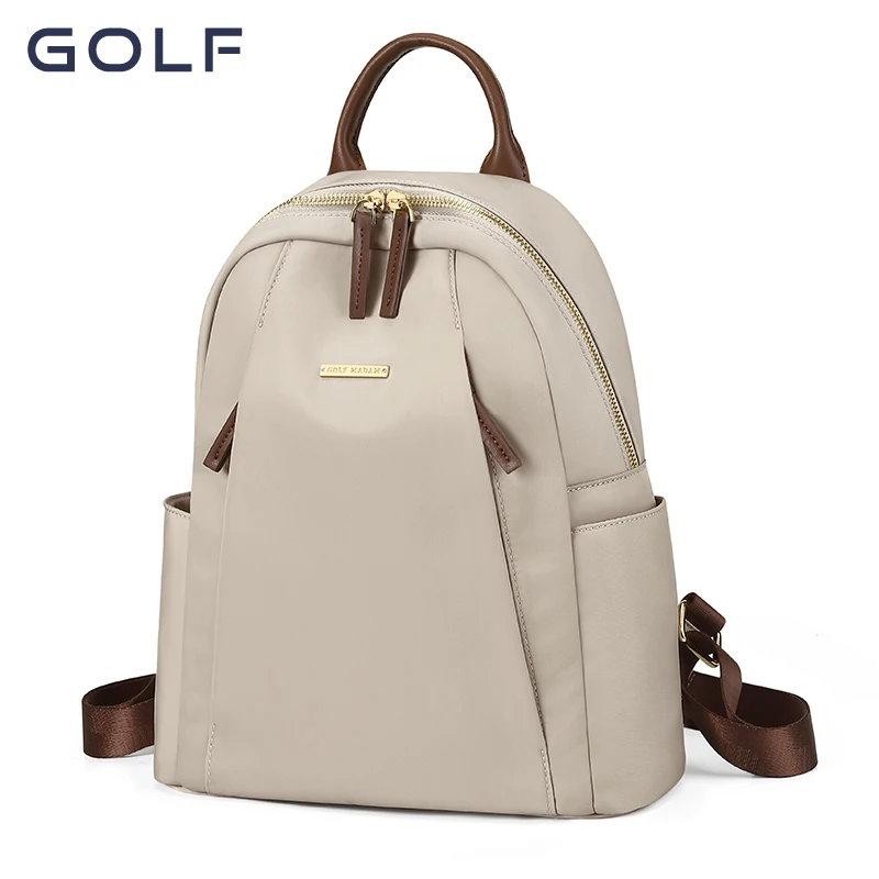 GOLF backpack for women, lightweight and large capacity student backpack, casual and fashionable travel backpack