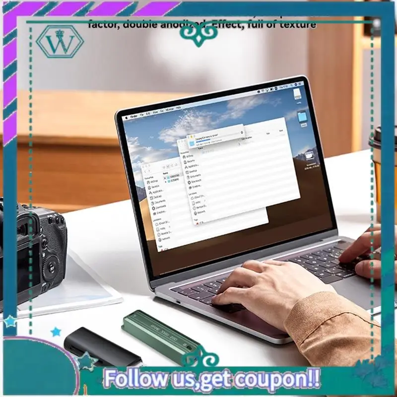 

Upgraded M.2 NVME SSD Case External Enclosure USB3.1 10Gbps NVME Hard Drive Case Adapter Box Supports 2230