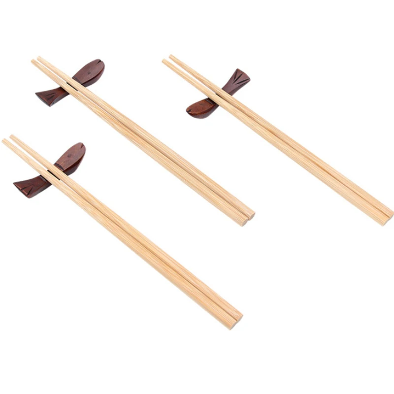 Bamboo Chopsticks Hot Pot Pauzinhos No Paint No Wax Household Tableware Chopsticks Pauzinhos Public Chopsticks Agregado Familiar