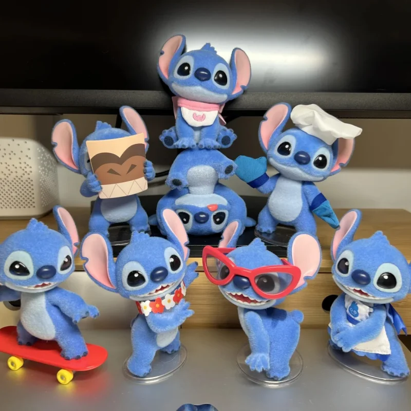 

In Stock Genuine Stitch Mystery Box Toptoy Figures Blind Box Hello Stitch Series New Kawaii Ornament Birthday Gift For Kids Toy
