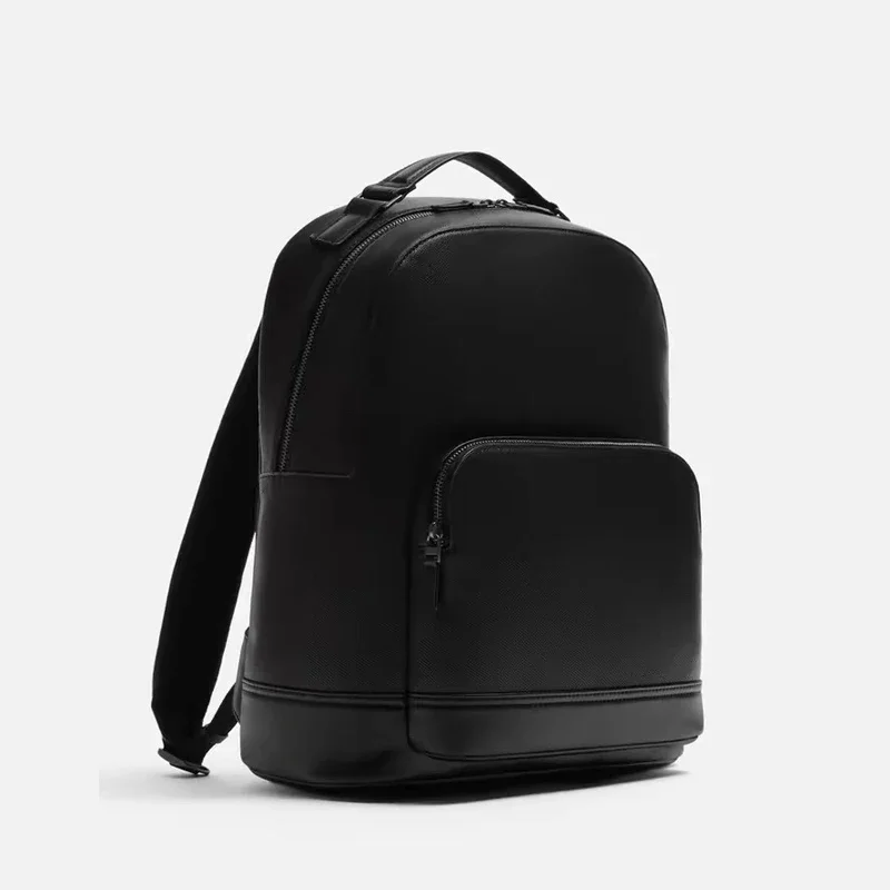 

2025 New Hot Men Backpacks Fashion High Quality Pu Leather Male Korean Student Backpack Boy Business Laptop School Computer Bag
