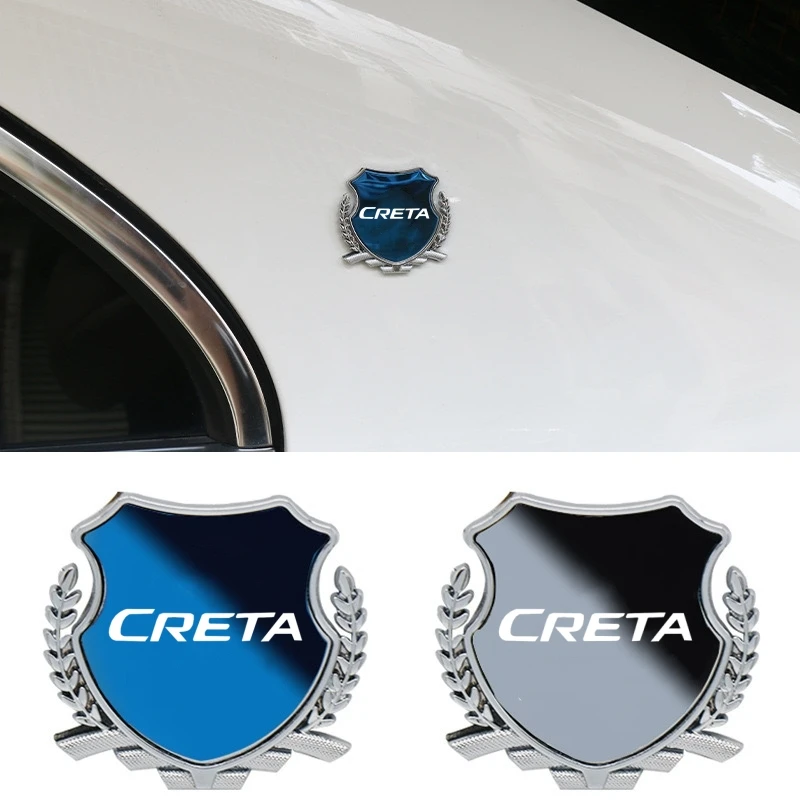 3D metalowy samochód bagażnik po stronie okna znaczek z symbolem naklejka naklejka dla Hyundai I10 I20 Ix25 I40 Ix55 Equus Creta Ioniq Eon akcesoria