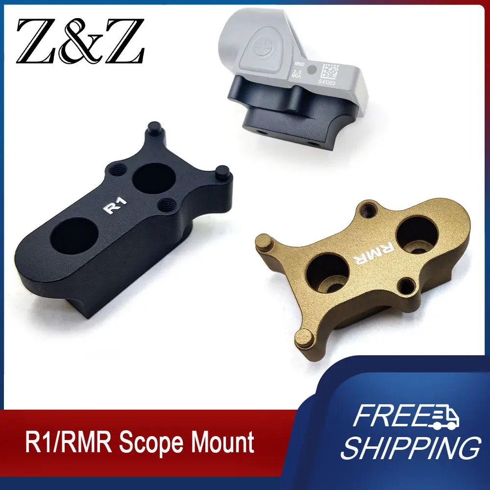 New Tactical RMR ROMEO1 Scope Mount Adapter Base Red Dot Sight Weapon Hunting Outdoor Sports Accessories