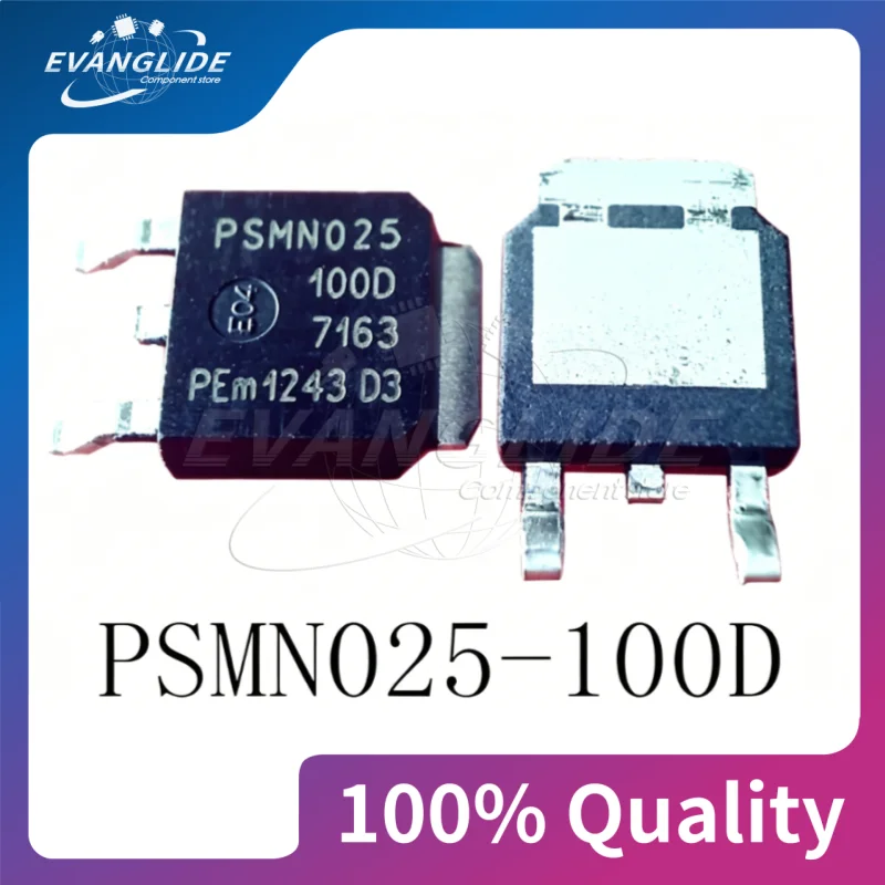 2 PCS/LOT PSMN025-100D PSMN025100D PSMN025 TO-252