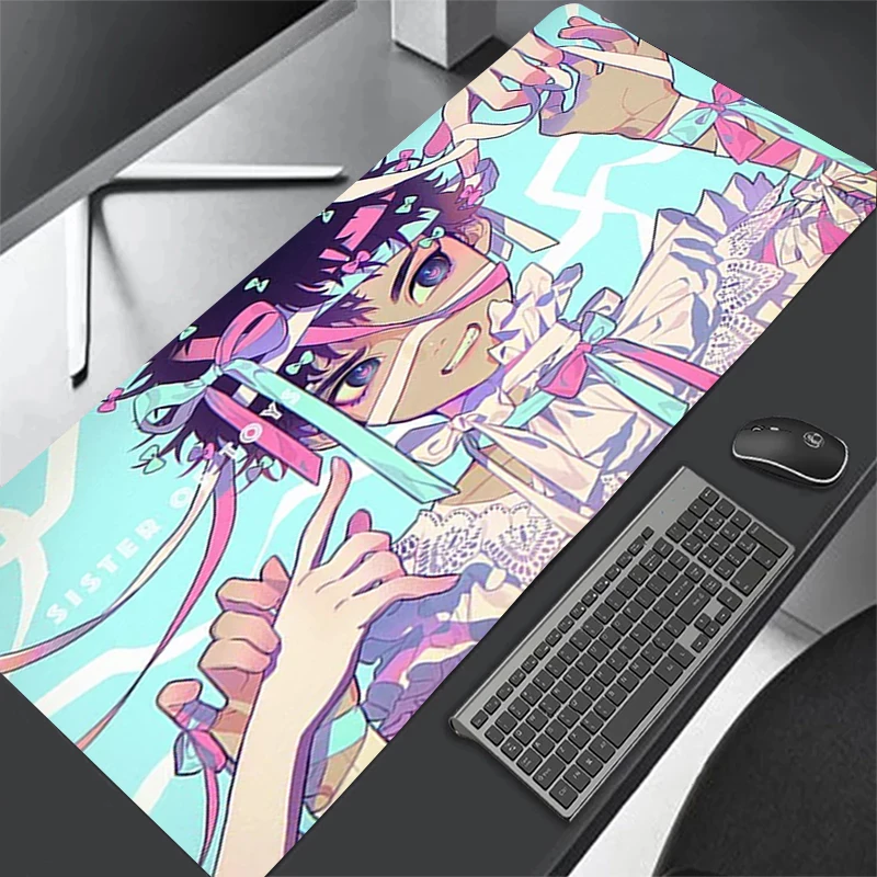 

Anime Masks Akiakane Art Mouse Pad Desk Mat Large Mousepad Gaming Accessoroes Keyboard Mat 40X90 коврик для мыши Tapis De Souris