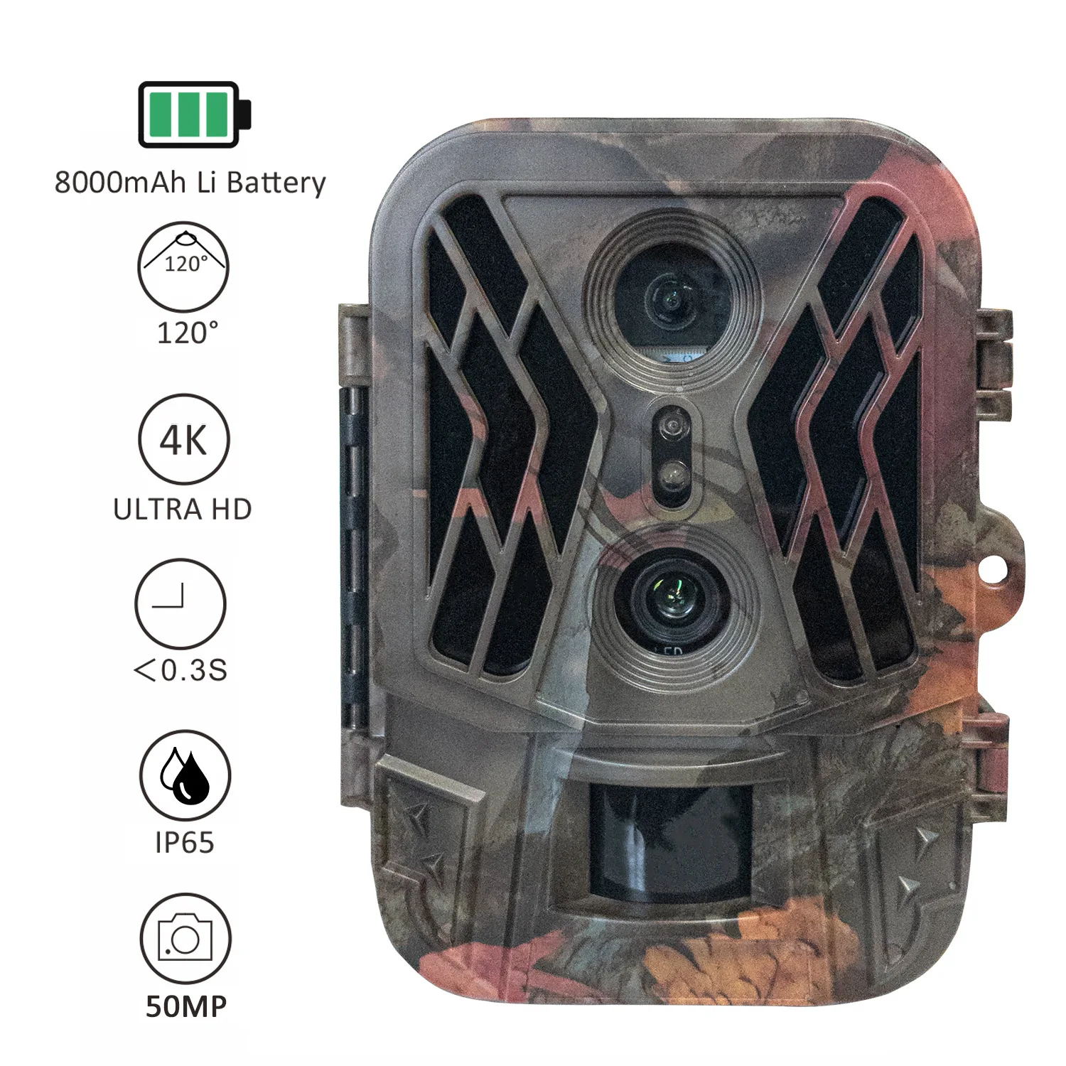 

Hunting Trail Camera Night Vision Wild Cameras 36MP 1080P IP65 Photo Trap 0.3s Trigger Wildlife Cam Surveillance HC-950A