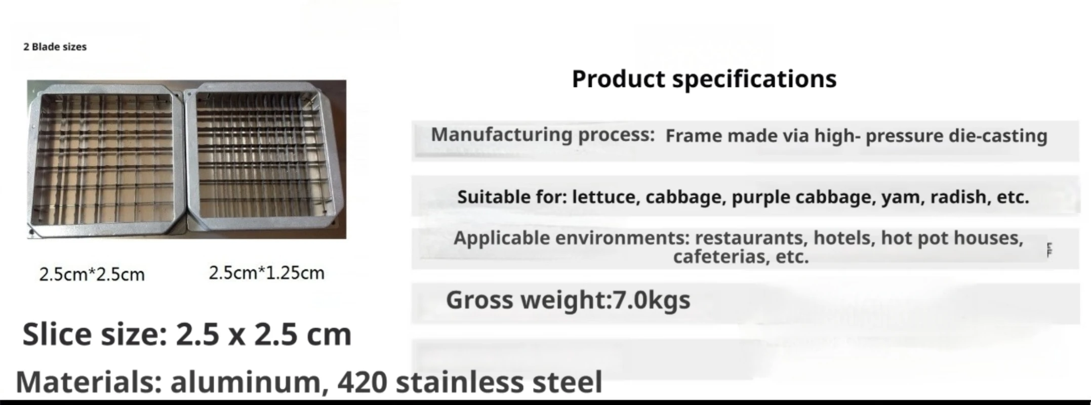 Commercial French Fries Slicer Potato Cutter Cutting Machine Fruit and Vegetable Slicer Manual Cabbage Cutter
