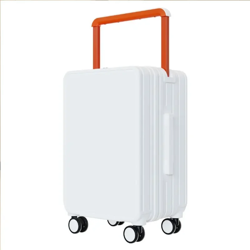 Middle Wide Trolley Case Business Suitcase Large Capacity Luggage Fashion Suitcase Waterproof Zipper Luggage  Boarding Bag