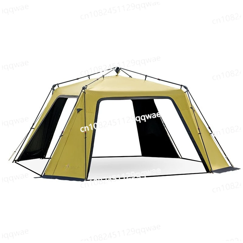 

Vinyl quick open dome canopy tent outdoor camping equipment large space sun protection